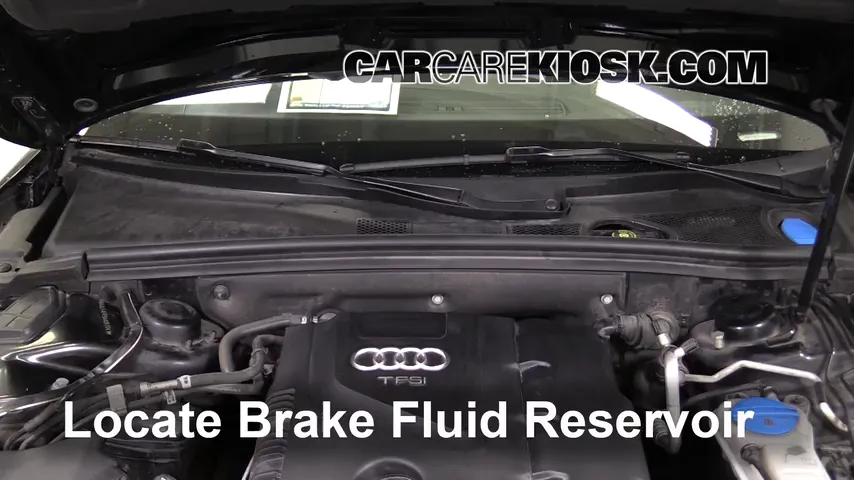 2010 Audi A5 Quattro 2.0L 4 Cyl. Turbo Brake Fluid Add Fluid